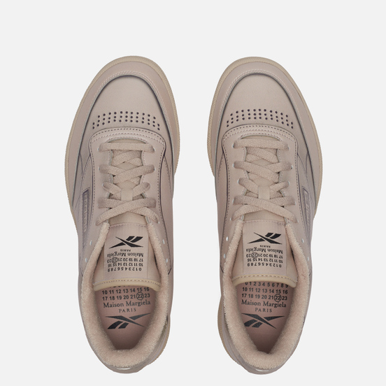 Мужские кроссовки Reebok x Maison Margiela Project 0 Classic Club Tromp Leoil Beige/White/Black