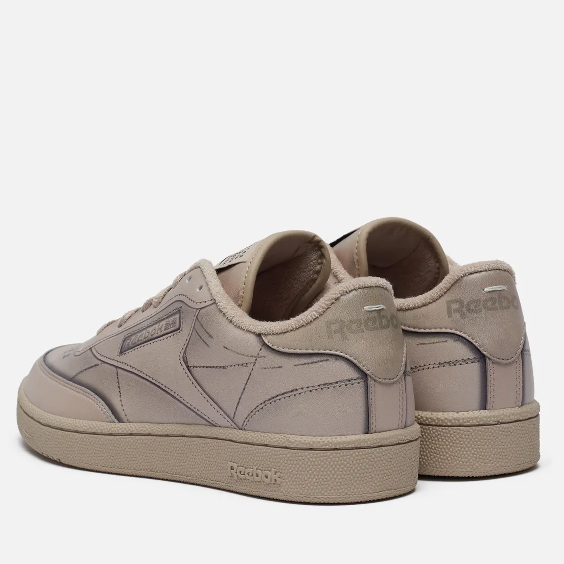 Reebok Мужские кроссовки x Maison Margiela Project 0 Classic Club Tromp Leoil