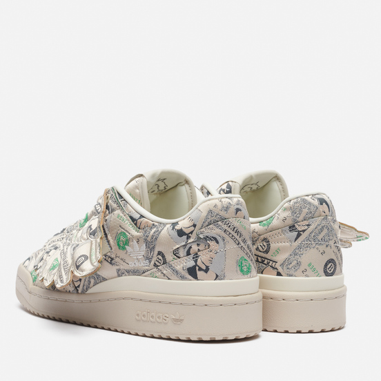 Мужские кроссовки adidas Originals x Jeremy Scott Forum Wings Money Low Clear Brown/Off White/Clear Brown