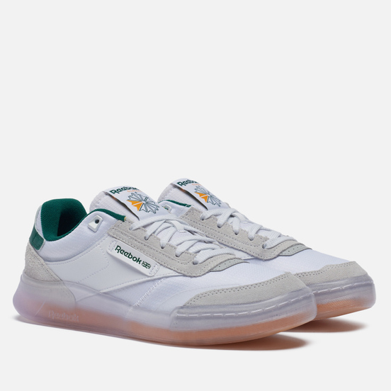 Кроссовки Reebok Club C Legacy White/Dark Green/Collegiate Gold