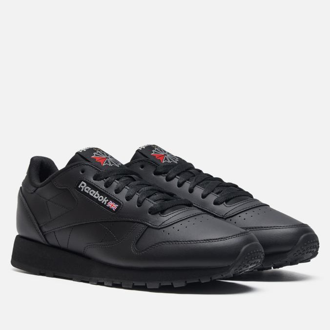 Мужские кроссовки Reebok, цвет чёрный, размер 42.5 GY0955 Classic Leather - фото 1