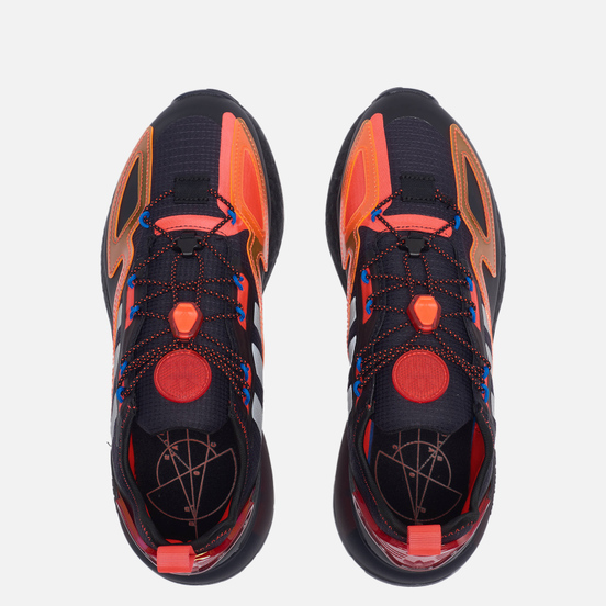 Кроссовки adidas Originals ZX 2K Boost Safety Core Black/ Silver Metallic/Solar Red