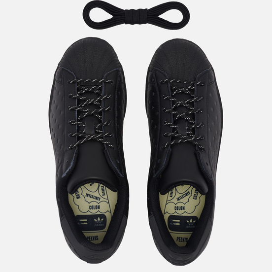 Кроссовки adidas Originals x Pharrell Williams Superstar Core Black/Core Black/Core Black