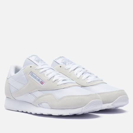 фото Кроссовки reebok classic nylon, цвет белый, размер 36.5 eu