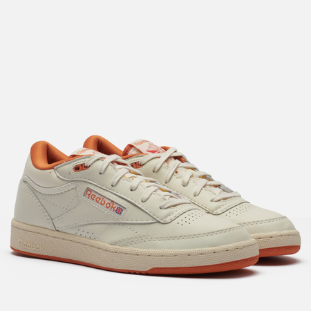 фото Кроссовки reebok club c mid ii vintage, цвет бежевый, размер 35 eu