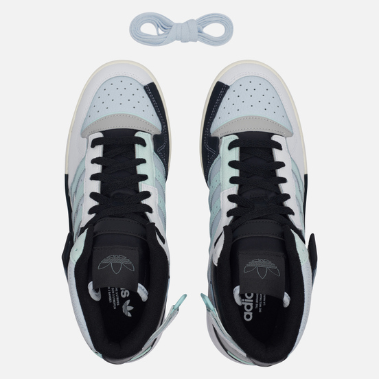 Мужские кроссовки adidas Originals Forum Exhibit Mid White/Grey Two/Halo Mint