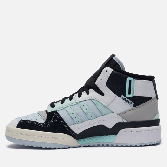 Мужские кроссовки adidas Originals Forum Exhibit Mid White/Grey Two/Halo Mint