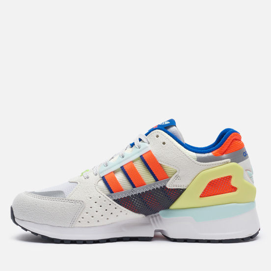 Мужские кроссовки adidas Originals ZX 10 000 C Grey One/Solar Red/White