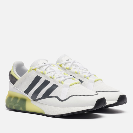 Кроссовки adidas Originals ZX 2K Boost Pure Cloud White/Grey Five/Pulse Yellow