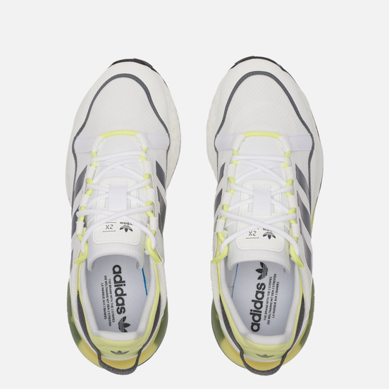 Кроссовки adidas Originals ZX 2K Boost Pure Cloud White/Grey Five/Pulse Yellow