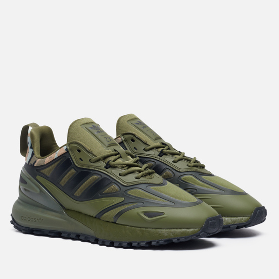 Мужские кроссовки adidas Originals ZX 2K Boost 2.0 Trail Focus Olive/Core Black/Focus Olive