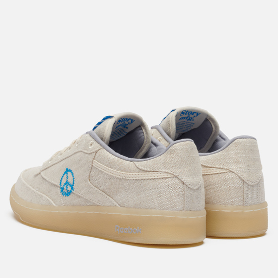 Кроссовки Reebok x Story MFG Club C 85 Non-Dyed/Non-Dyed/Washed Yellow