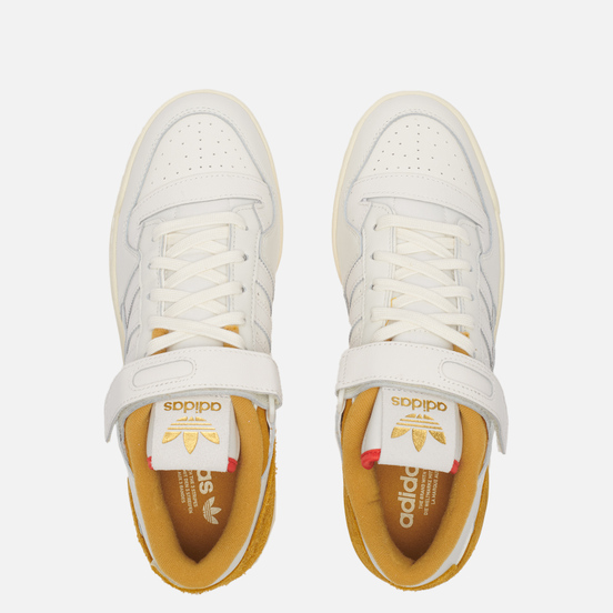Мужские кроссовки adidas Originals Forum 84 Low Cream White/Victory Gold/Red