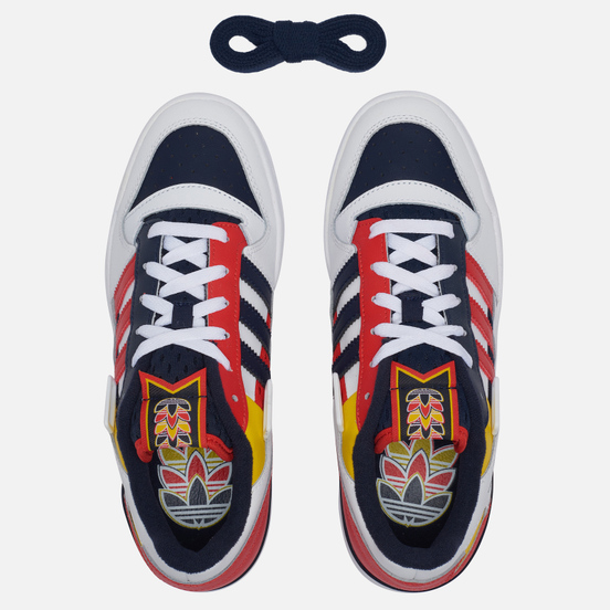Кроссовки adidas Originals Forum Low White/Legend Ink/Red