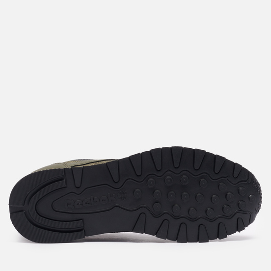 Мужские кроссовки Reebok Classic Leather Army Green/Core Black/White