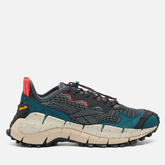 Мужские кроссовки Reebok Zig Kinetica II Edge Core Black/Midnight Pine/Modern Beige