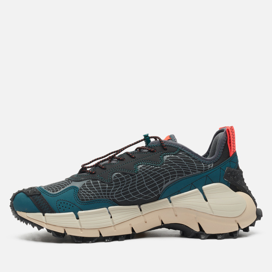 Мужские кроссовки Reebok Zig Kinetica II Edge Core Black/Midnight Pine/Modern Beige