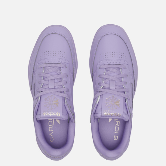 Женские кроссовки Reebok x Cardi B Club C Double Luminous Lilac/Luminous Lilac/Luminous Lilac