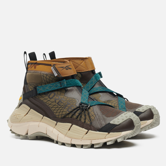 Мужские кроссовки Reebok Zig Kinetica II Edge Gore-Tex Dark Brown/Midnight Pine/Sepia