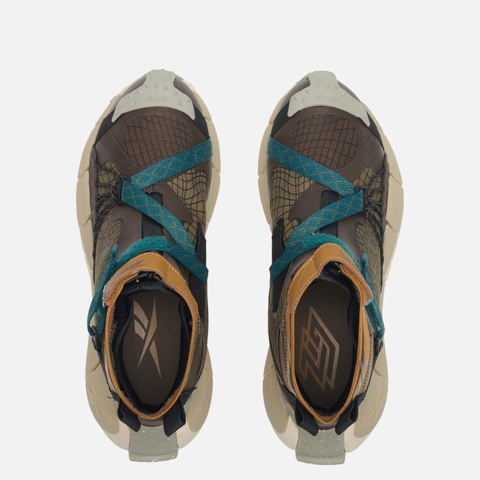 Мужские кроссовки Reebok, цвет коричневый, размер 40.5 H05173 Zig Kinetica II Edge Gore-Tex - фото 2