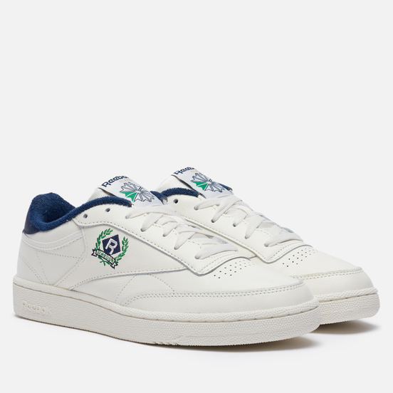 Кроссовки Reebok Club C 85 Chalk/Chalk/Vector Navy