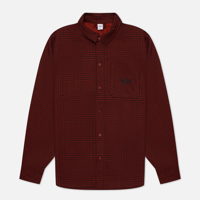 Мужская рубашка Reebok, цвет красный, размер S H06928 Classic Flannel - фото 1