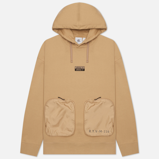 Мужская толстовка adidas Originals Reveal Your Vocal Loose Fit Hoodie Beige Tone
