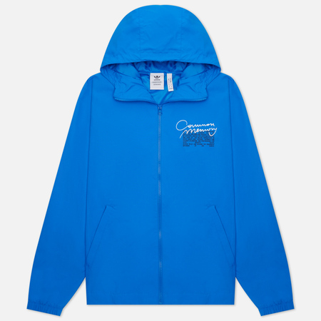 Мужская куртка ветровка adidas Originals Graphics Common Memory Pack, цвет голубой, размер S