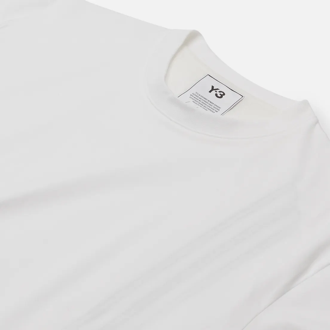 Y-3 Мужская футболка 3 Stripe Crew Neck