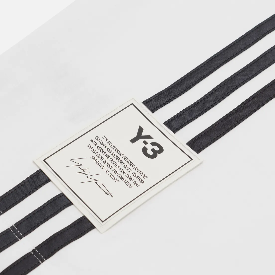 Y-3 Мужская футболка 3 Stripe Crew Neck