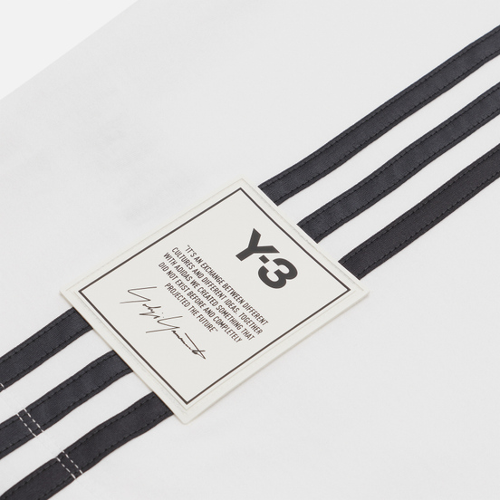 Мужская футболка Y-3 3 Stripe Crew Neck Core White