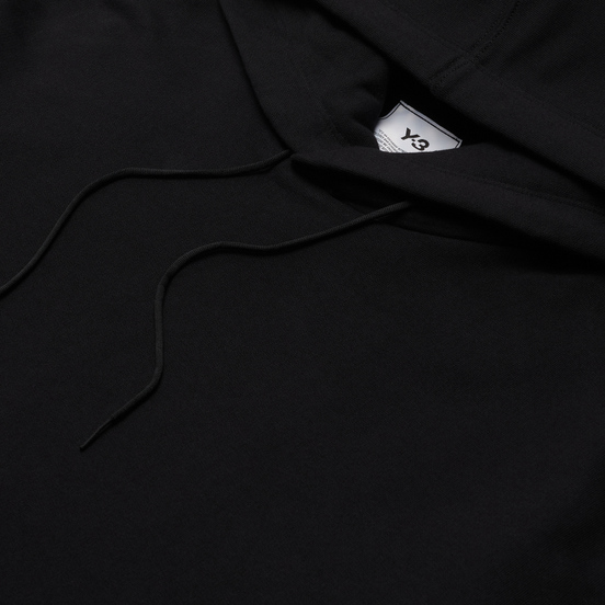 Мужская толстовка Y-3 3 Stripe Terry Hoodie Black