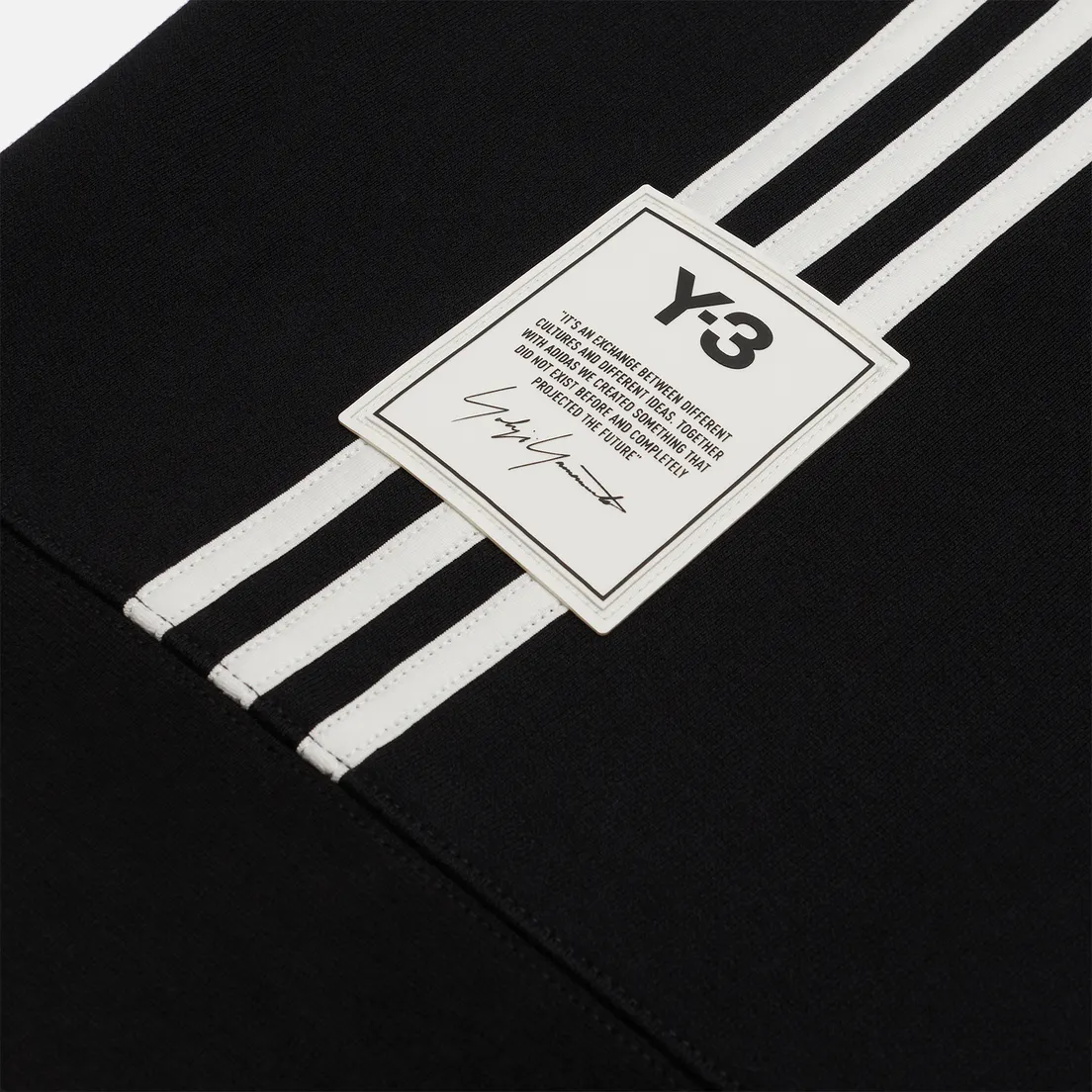 Y-3 Мужская толстовка 3 Stripe Terry Hoodie