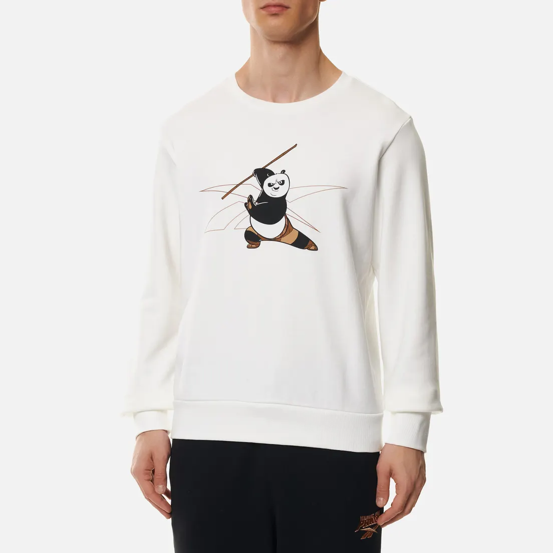 Reebok Мужская толстовка x Kung Fu Panda Print Crew