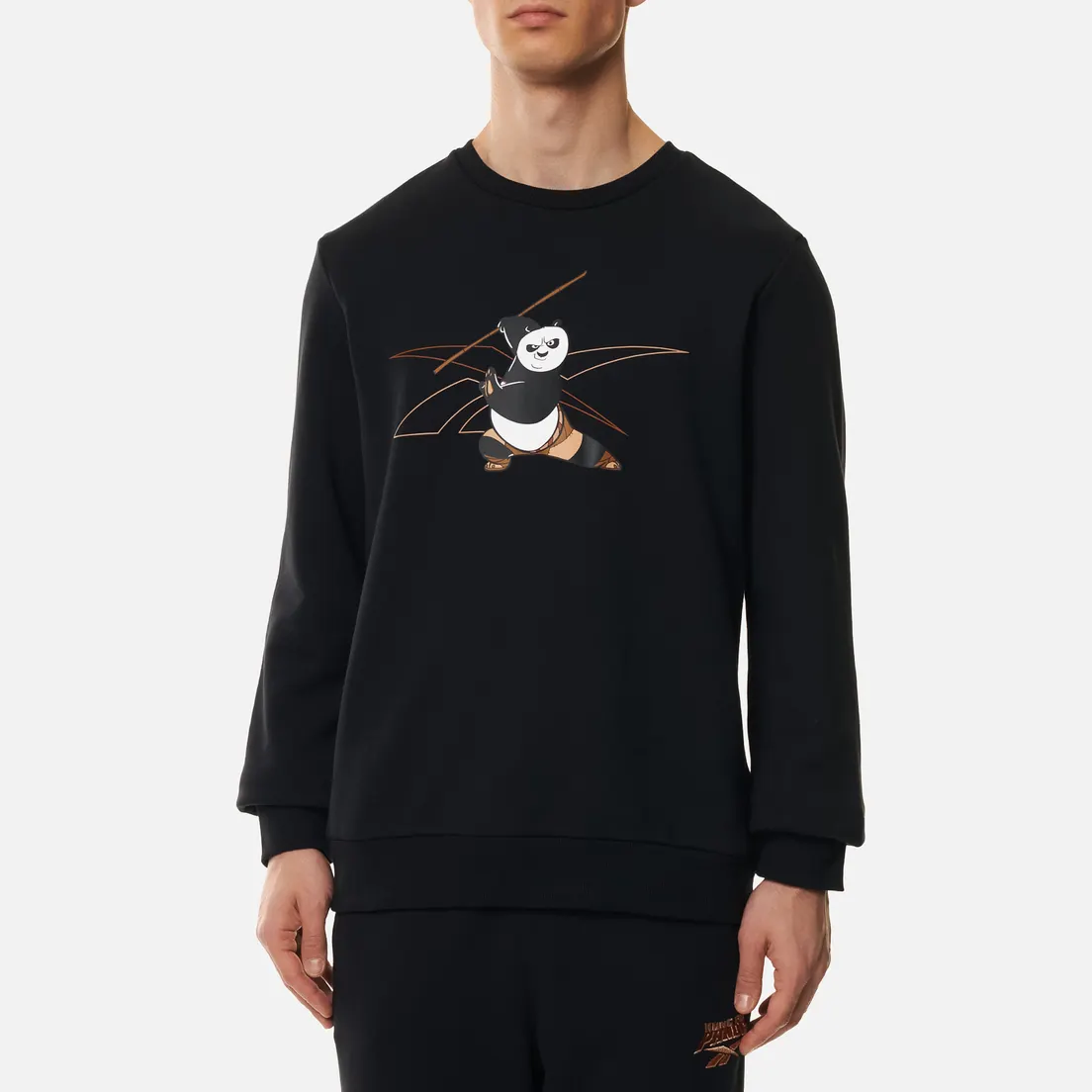Reebok Мужская толстовка x Kung Fu Panda Print Crew