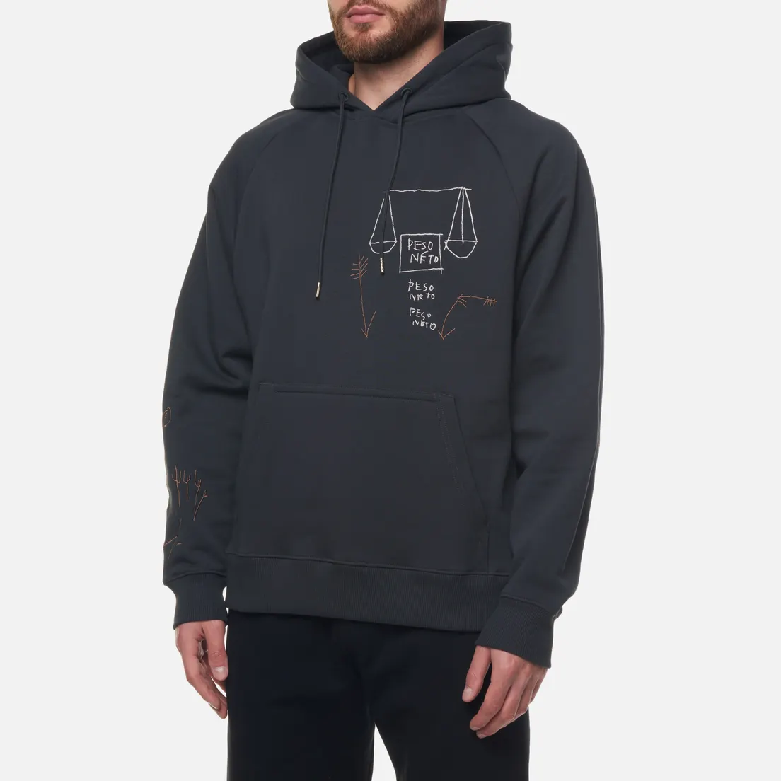 Etudes Мужская толстовка x Jean-Michel Basquiat Racing Peso Neto
