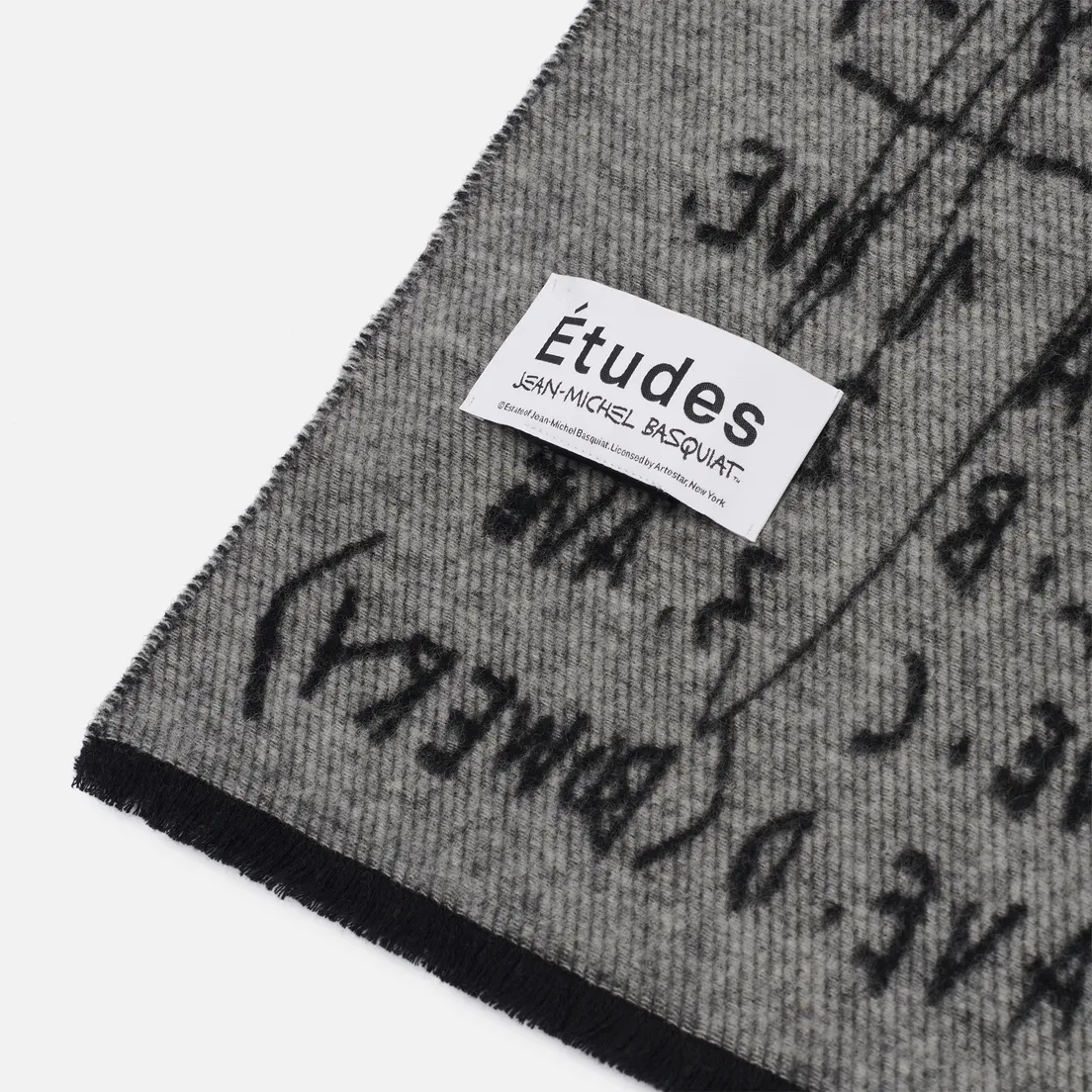 Etudes Шарф x Jean-Michel Basquiat Orchid Cheese Popcorn