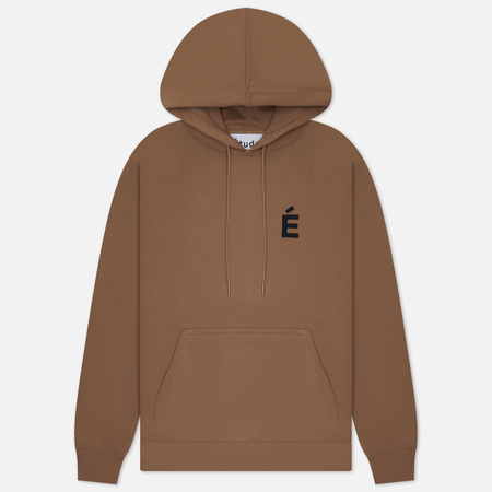 фото Мужская толстовка etudes klein patch, цвет бежевый, размер s