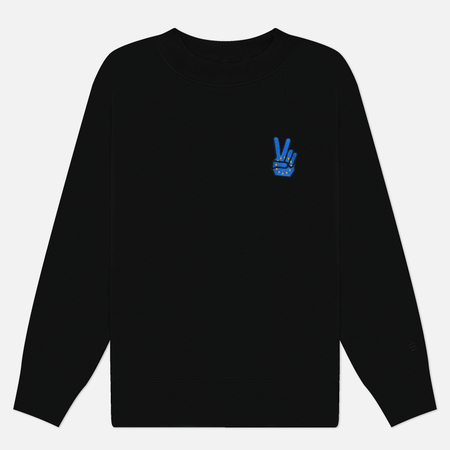 Мужская толстовка Etudes Studio National Crew Peace Hand, цвет чёрный, размер L