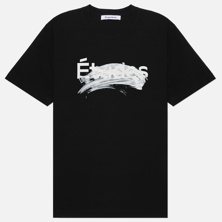 Мужская футболка Etudes Studio Relax Smudged Logo, цвет чёрный, размер XL
