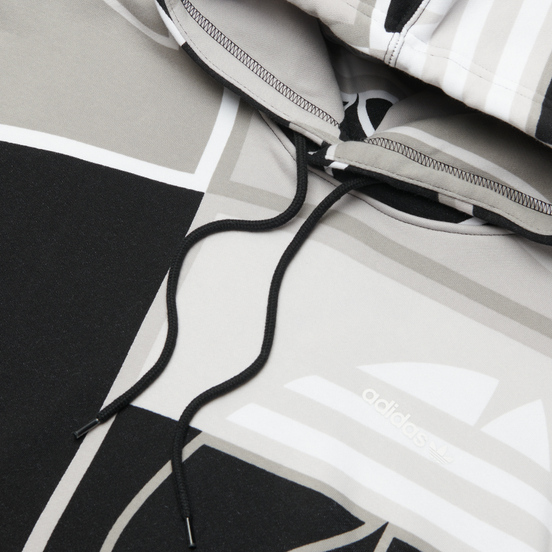 Мужская толстовка adidas Originals All Over Print Logo Play Hoodie Black