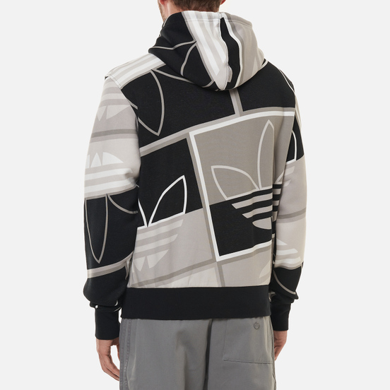 Мужская толстовка adidas Originals All Over Print Logo Play Hoodie Black