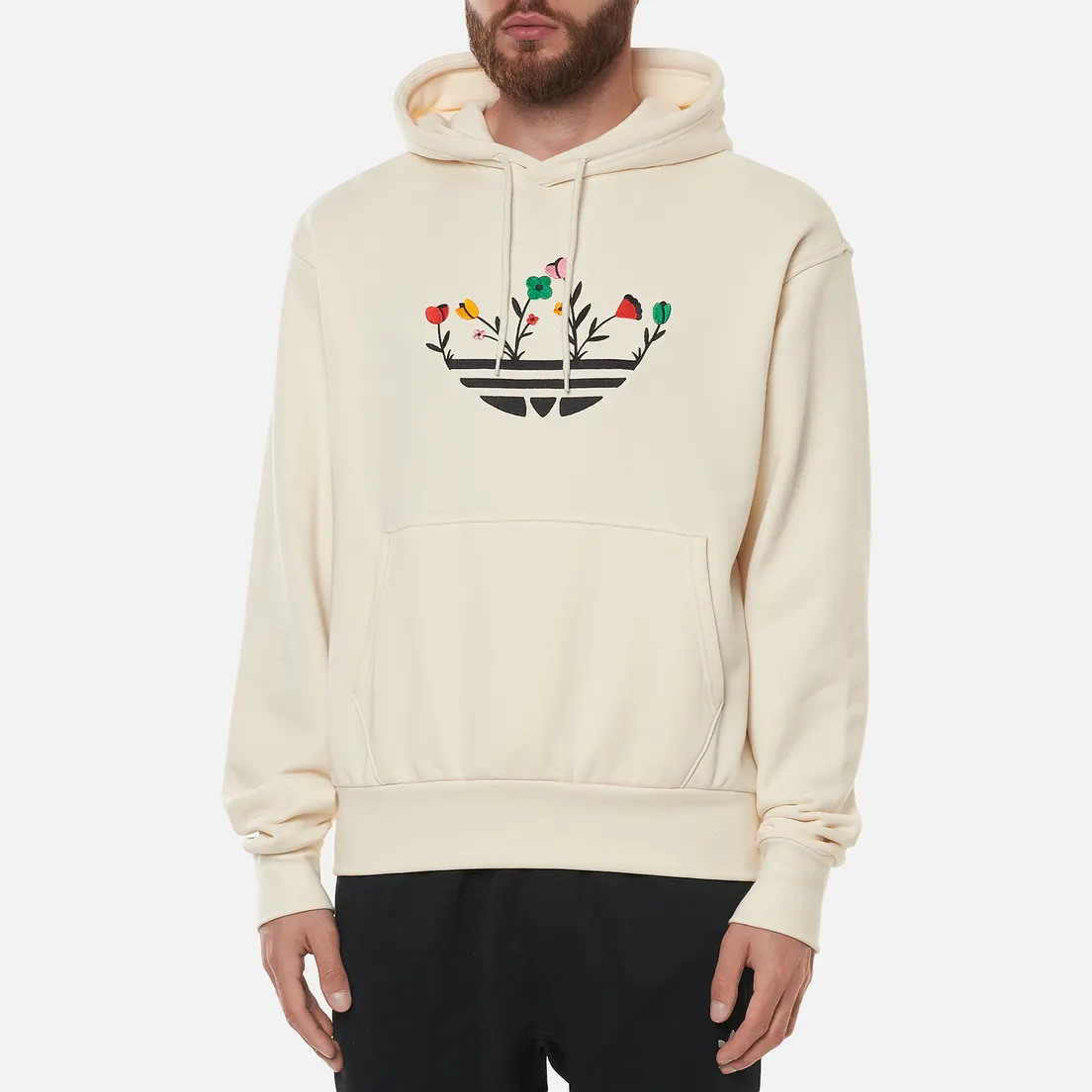 adidas Originals Мужская толстовка Floral Trefoil Hoodie
