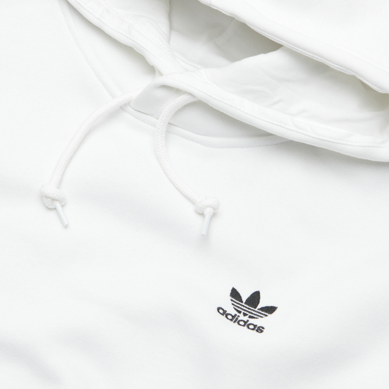 Мужская толстовка adidas Originals Trefoil Essentials Hoodie White