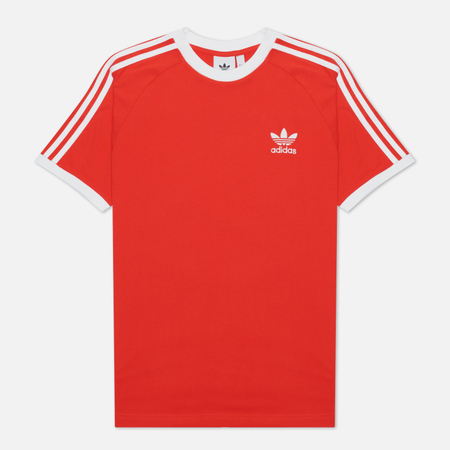 Мужская футболка adidas Originals 3-Stripes цвет красный размер XXL 1820₽