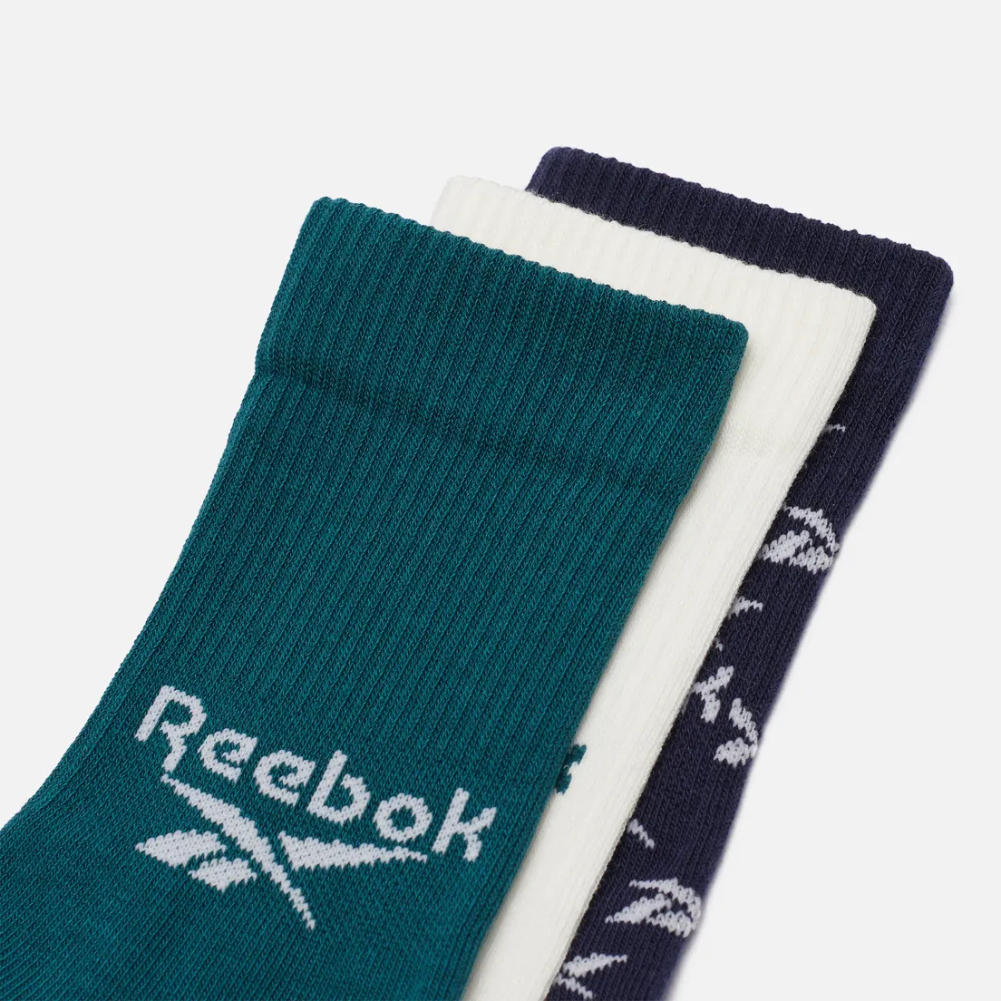 Reebok Комплект носков 3-Pack Classic Fold-Over Crew