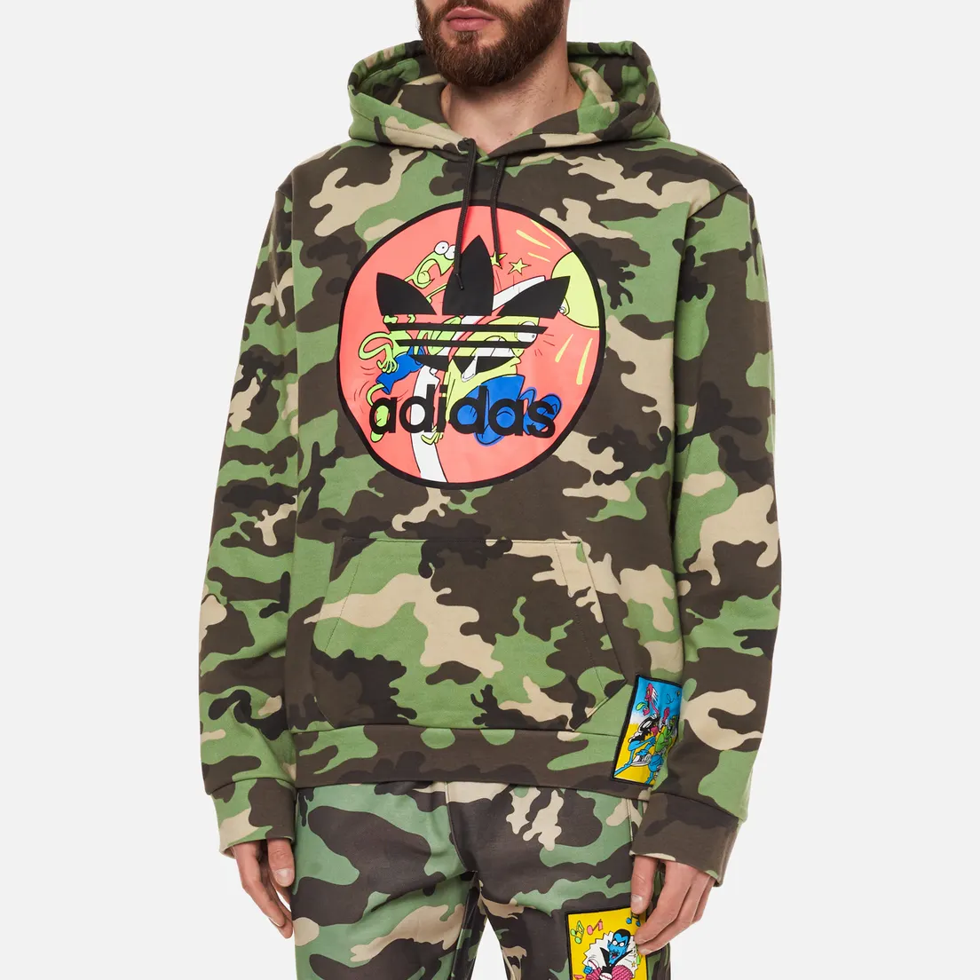 adidas Originals Мужская толстовка x Jeremy Scott Print Hoodie