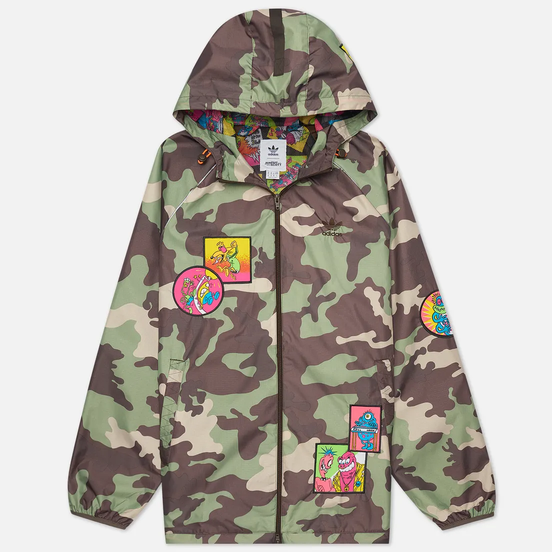 adidas Originals Мужская куртка ветровка x Jeremy Scott Print
