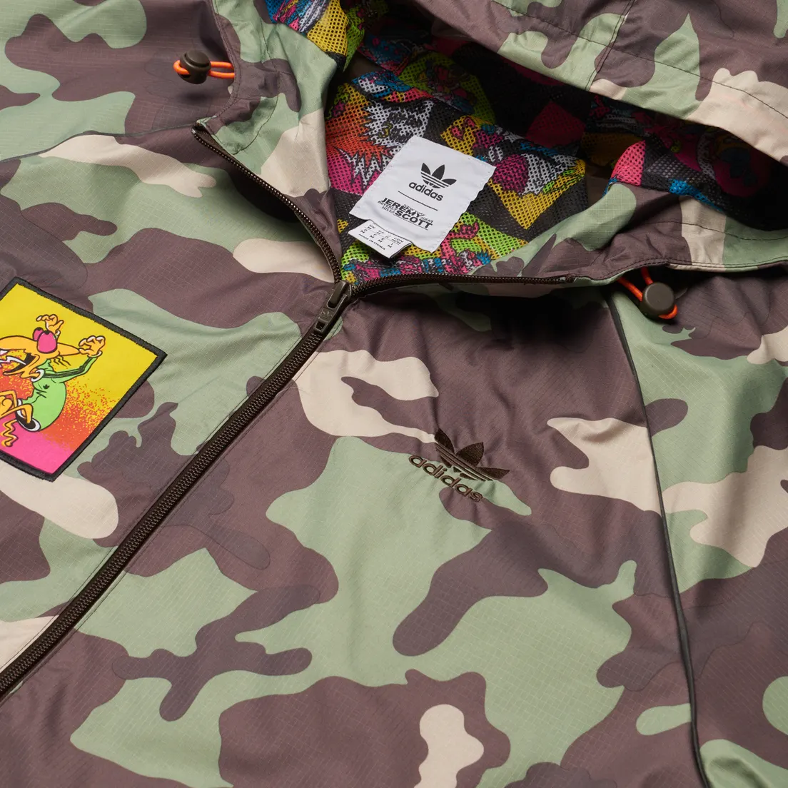 adidas Originals Мужская куртка ветровка x Jeremy Scott Print