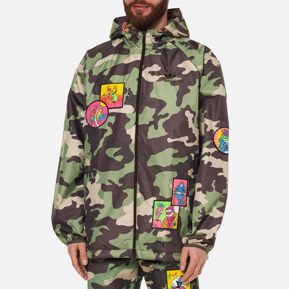 adidas Originals Мужская куртка ветровка x Jeremy Scott Print